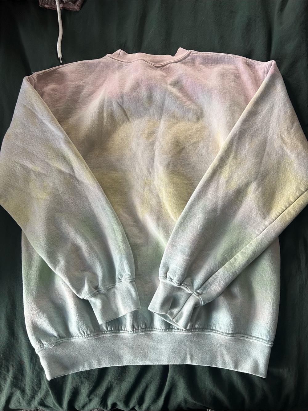 Gildan Pastel Tie-Dye Crewneck Sweatshirt - Pink, Yellow, Mint, Light Blue - Picture 3 of 3